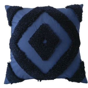 CR Tranquil Cushion Tufted Navy 45x45CM - 663166