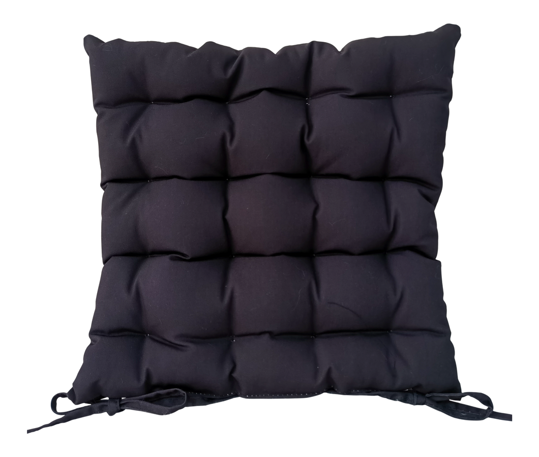 CR Chair Pad Cotton Black 40CM - 663271