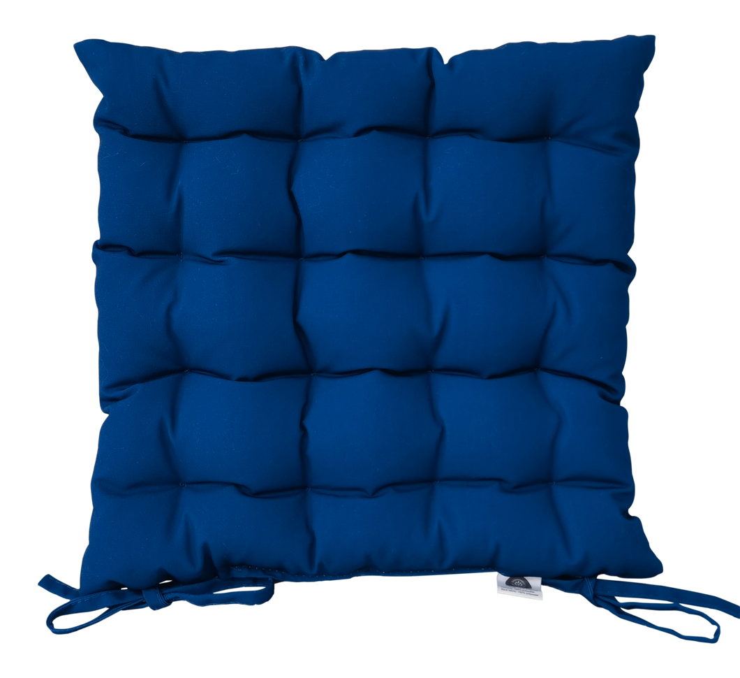 CR Chair Pad Cotton Navy Blue 40CM - 663273