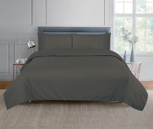 Casa Rosso Bamboo Sheet Set Charcoal QB 240X260CM - 664136
