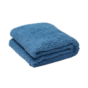 Casa Rosso Sherpa Throw Blue Sapphire 127X152CM - 664148
