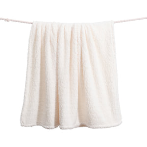 Casa Rosso Sherpa Throw Cream 127X152CM - 664194