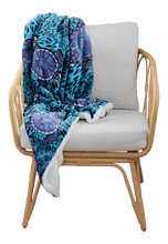 Load image into Gallery viewer, Casa Rosso Throw Panda Aqua Turtle 127X152CM - 664240
