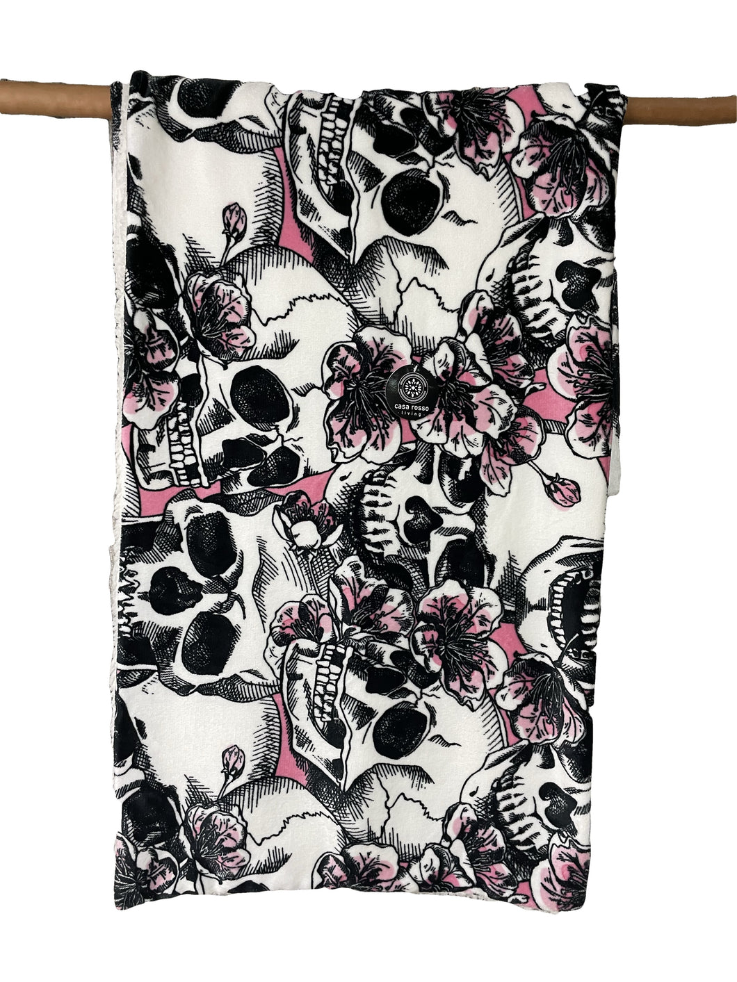 Casa Rosso Throw Panda Floral Gothic 127X152CM - 664241