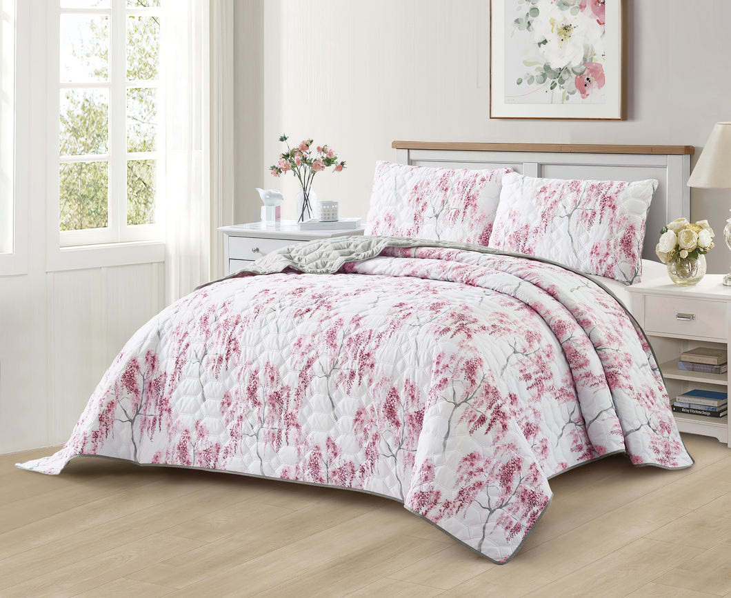 Casa Rosso Pinsonic Bedspread KB Wisteria 235X265CM - 664252