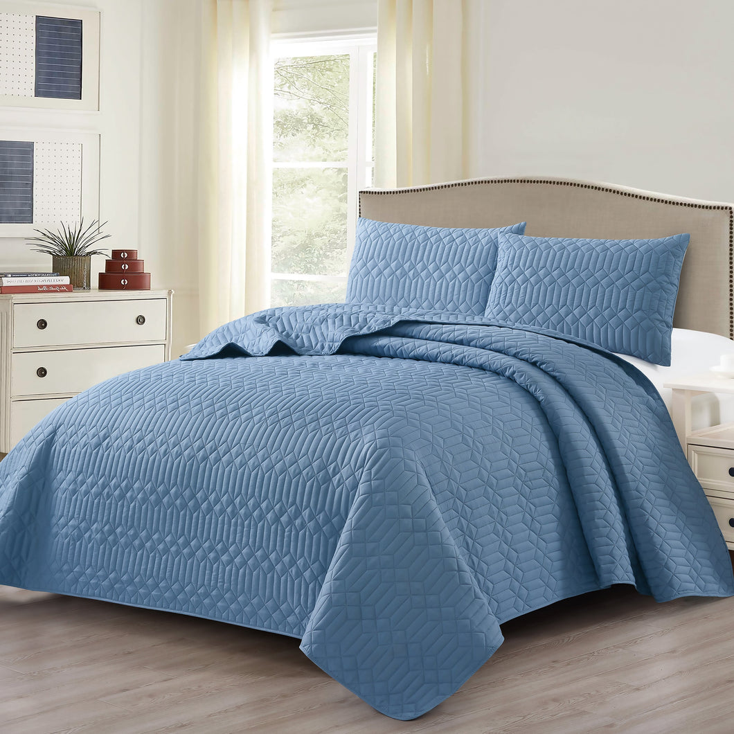 Casa Rosso ST Pinsonic Bedspread KB Blue 235x265CM - 664413