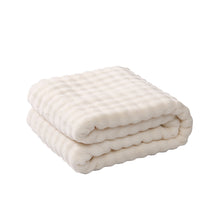 Load image into Gallery viewer, Casa Rosso Bubble Flannel KB Blanket Ivory 220X240CM - 655128

