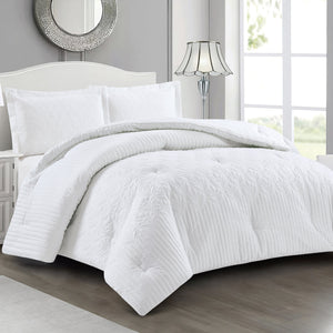 Casa Rosso Comforter Set Cal-King Julia White 260X280CM - 664521