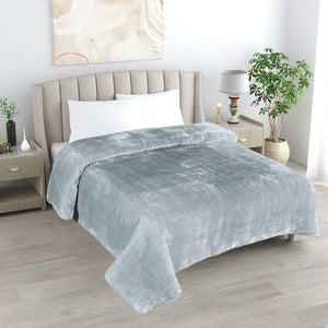 Mink Blanket Queen Assorted 200X240CM - 664746