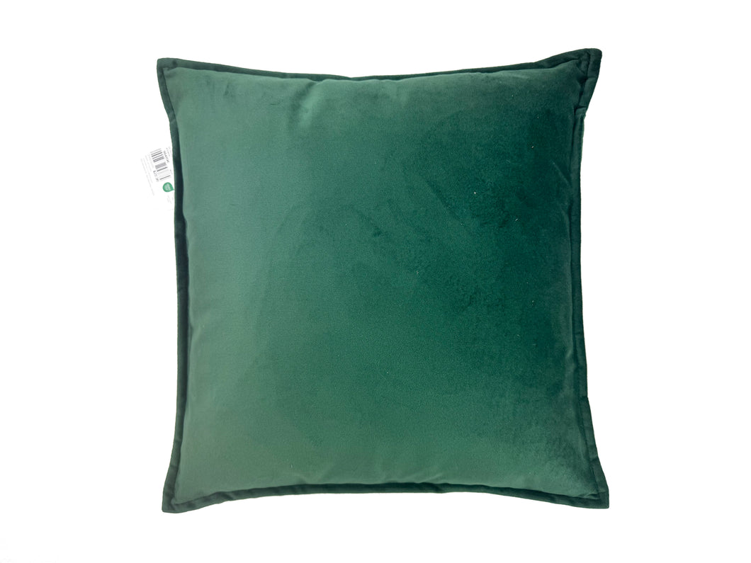 CR Velveteen Cushion Bottle Green 40X40CM - 664896