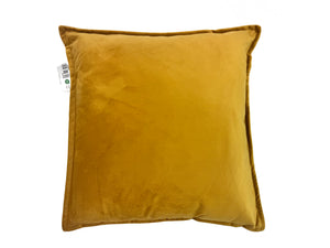 CR Velveteen Cushion Mustard 40X40CM - 664897