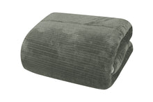 Load image into Gallery viewer, Casa Rosso Jacherr Sherpa Comforter Set Sage QB 210X210CM - 665054
