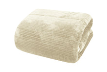 Load image into Gallery viewer, Casa Rosso Jacherr Sherpa Comforter Set Beige QB 210X210CM - 665056
