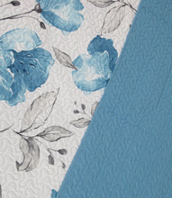 Load image into Gallery viewer, Casa Rosso Vintage Quilt Pinsonic Blue Magnolia KB 235X265CM - 665762
