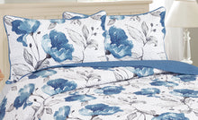 Load image into Gallery viewer, Casa Rosso Vintage 2Pc Pillow Case Pinsonic Blue Magnolia 48X73CM - 665763
