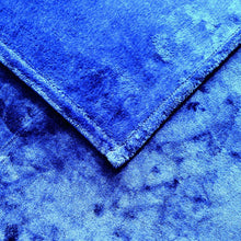 Load image into Gallery viewer, CR Flannel Blanket QB Navy 200X240CM - 666131
