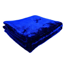 Load image into Gallery viewer, CR Flannel Throw Navy 127X152CM - 666125
