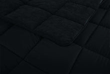 Load image into Gallery viewer, Casa Rosso Chenille Melange Comforter QB Charcoal 220X220CM - 666170
