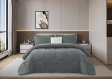 Load image into Gallery viewer, Casa Rosso Muslin Comforter KB Charcoal 220X260CM - 666183
