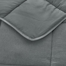 Load image into Gallery viewer, Casa Rosso Muslin Comforter QB Charcoal 220X220CM - 666182
