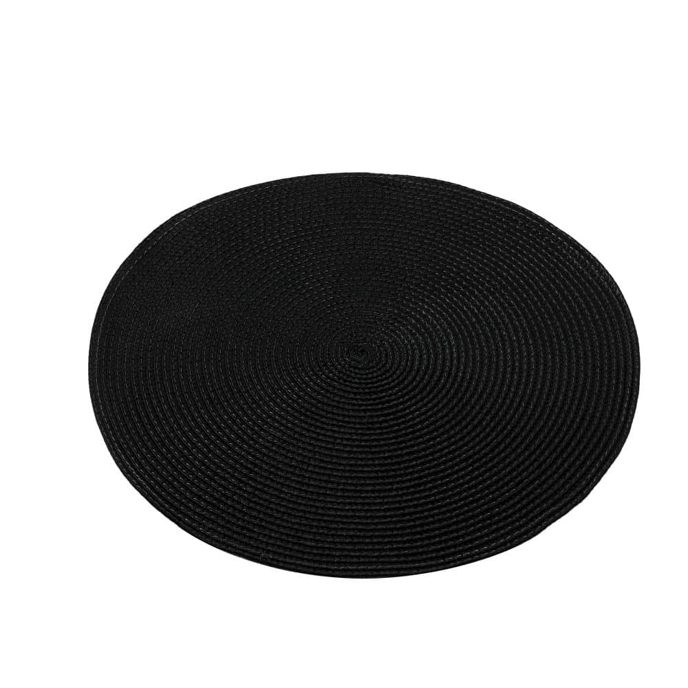 Placemat Round Black 38CM - 667122