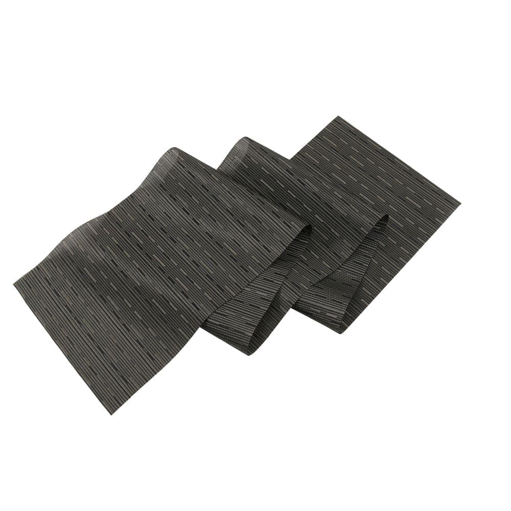 Table Runner Bamboo Look Black 30X180CM - 667134