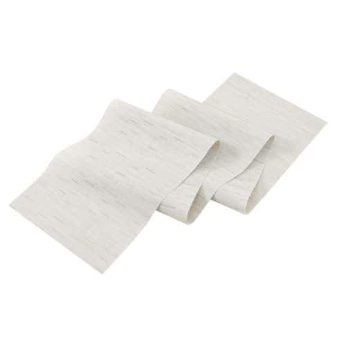 Table Runner Bamboo Look White 30X180CM - 667136