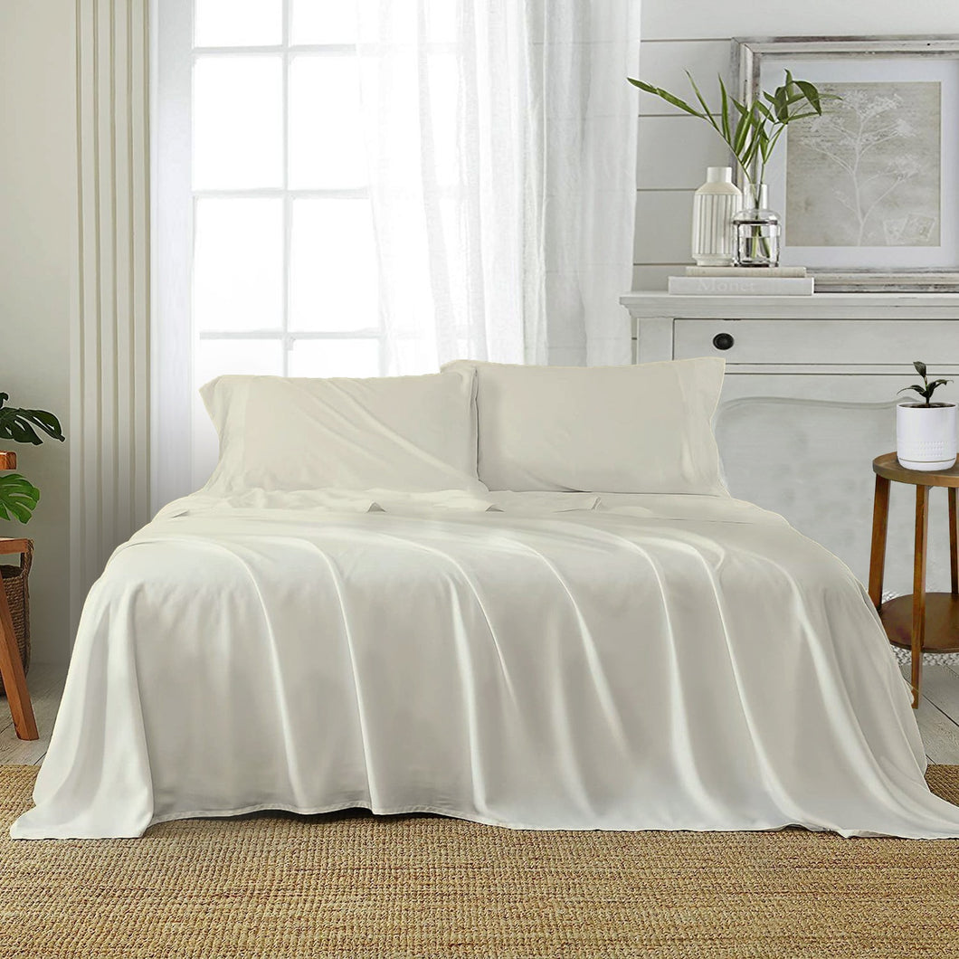 Amelia Sheet Set White KB 275X265CM - 670042