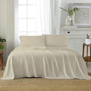 Amelia Sheet Set Oatmeal QB 240X265CM - 670046