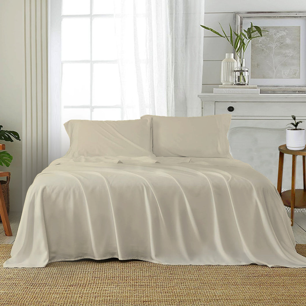 Amelia Sheet Set Oatmeal QB 240X265CM - 670046