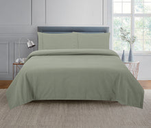 Load image into Gallery viewer, Casa Rosso Micro Flannel Sheet Set Sage QB 240X265CM - 670078
