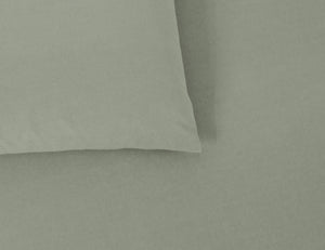 Casa Rosso Micro Flannel Sheet Set Sage QB 240X265CM - 670078