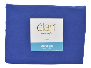 Elan Microfibre Sheet Set Assorted SB 180X254CM - 670107