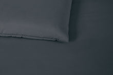 Load image into Gallery viewer, Casa Rosso Thermal Flannel Sheet Set Charcoal KB - 670129
