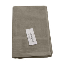 Load image into Gallery viewer, Ribbed Bath Sheet Charcoal 80X150CM - 733907
