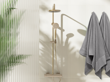 Load image into Gallery viewer, Ribbed Bath Sheet Silver 80X150CM - 733908
