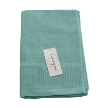 Load image into Gallery viewer, Ribbed Bath Sheet Teal 80X150CM - 733910
