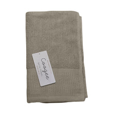 Load image into Gallery viewer, Ribbed Bath Towel Charcoal 65X135CM - 733914
