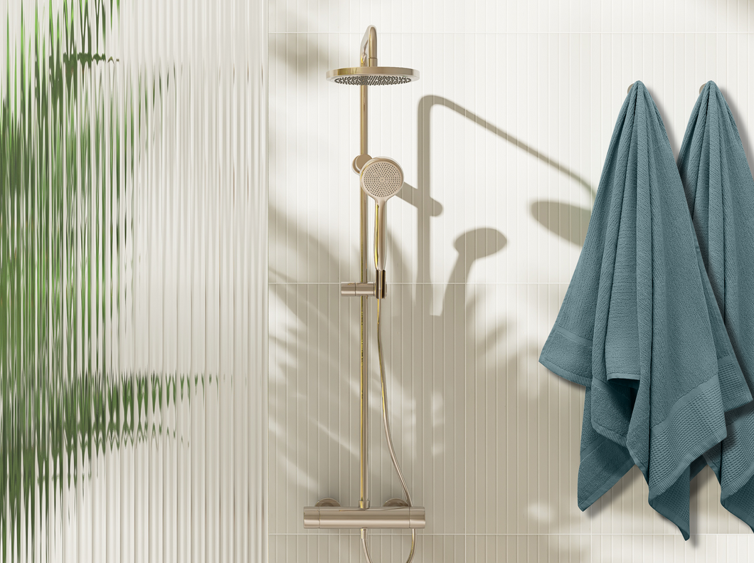 Ribbed Bath Towel Navy 65X135CM - 733918