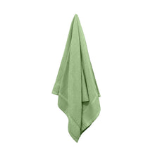 Load image into Gallery viewer, Ribbed Bath Towel Sage 65X135CM - 733920
