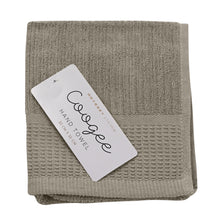 Load image into Gallery viewer, Ribbed Hand Towel Charcoal 33X55CM - 733921

