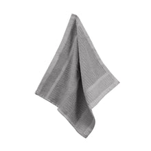 Load image into Gallery viewer, Ribbed Hand Towel Silver 33X55CM - 733922
