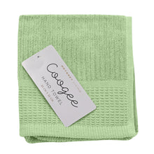 Load image into Gallery viewer, Ribbed Hand Towel Sage 33X55CM - 733927
