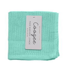 Load image into Gallery viewer, Ribbed Face Washer Mist 2PK 33X33CM - 733933
