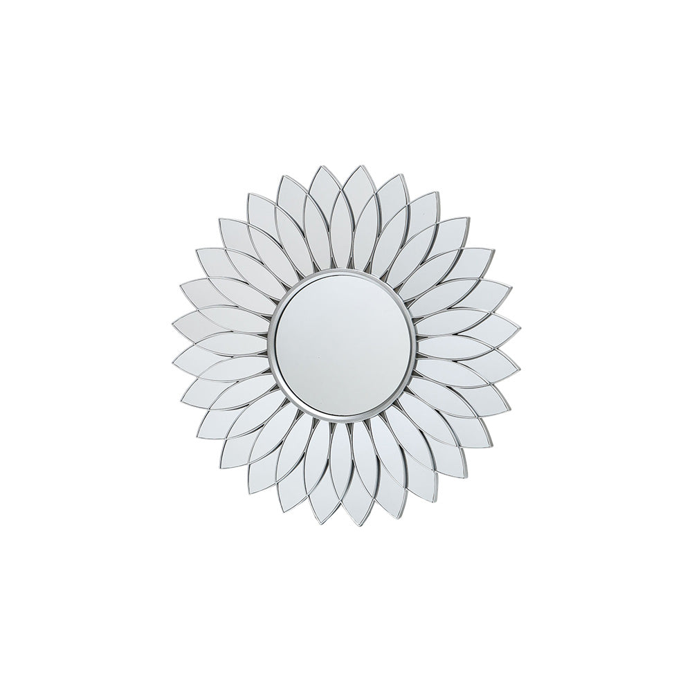 Mirror Sunflower Head Silver 55CM - 850341