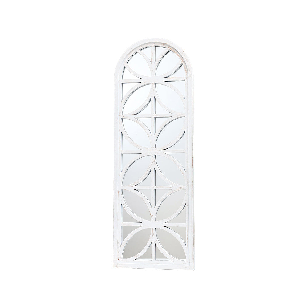 Mirror Boho Arch White Wash 37X101CM - 850346