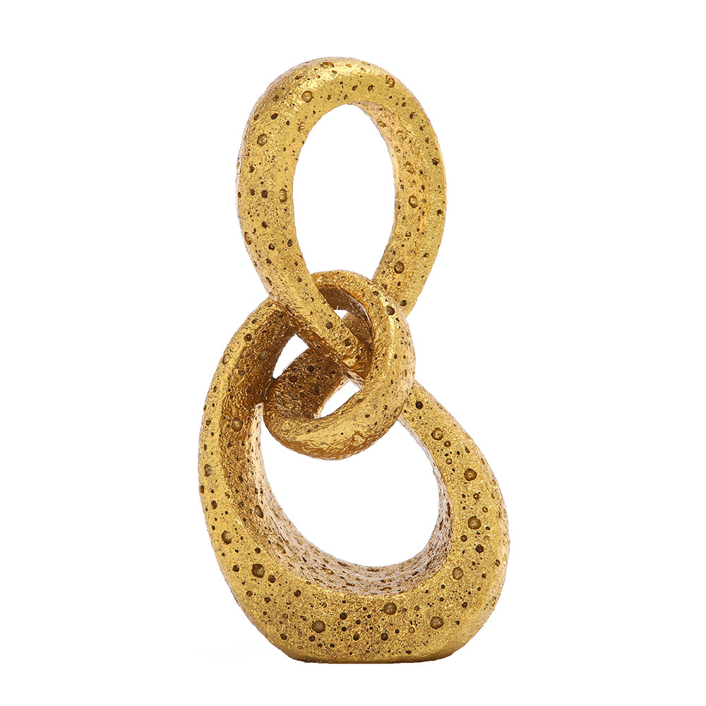 Statue Knot Tall Gold 30CM - 900659