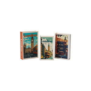 Book Box Set 3Pcs London - 900789