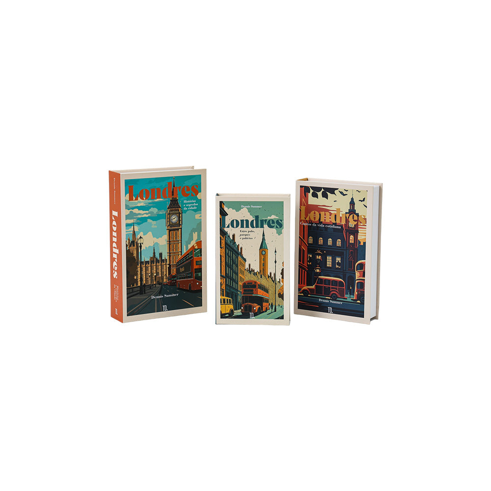 Book Box Set 3Pcs London - 900789