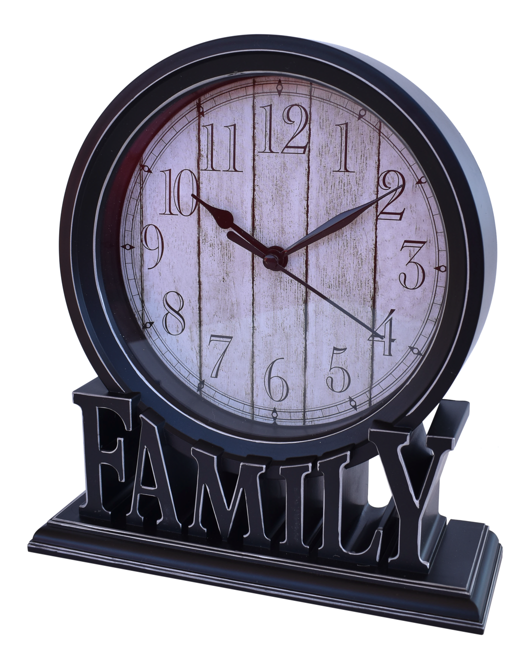 Clock Family Driftwood Face Assorted - 920070